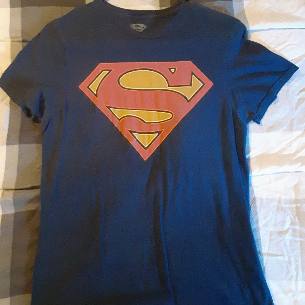 Superman shirt small blue